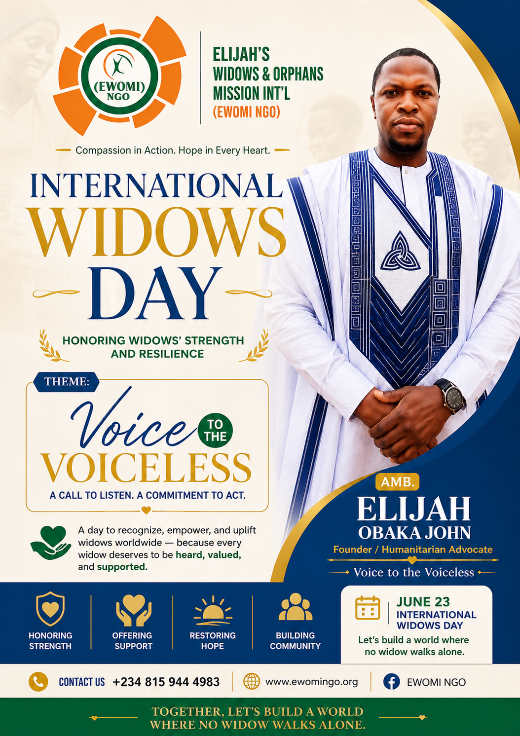 HAPPY INTERNATIONAL WIDOWS DAY 2026